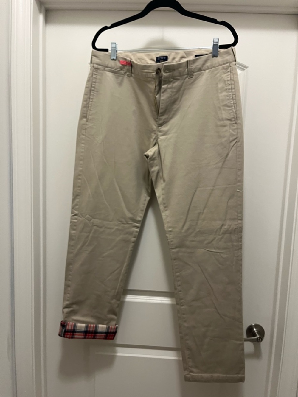 J. Crew Slim Khaki Chinos in Light Beige